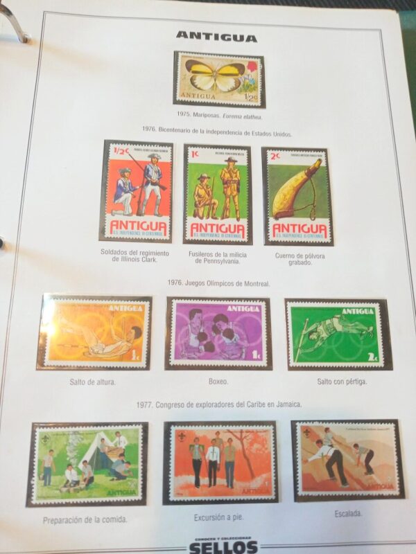 antigua estampillas sellos filatelia stamps mint philatelist philatelic coleccion series compra venta canje