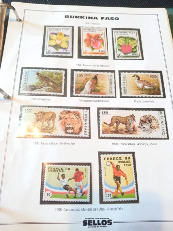 burkina faso stamps estampillas sellos coleccion mint filatelista philatelist philatelic album