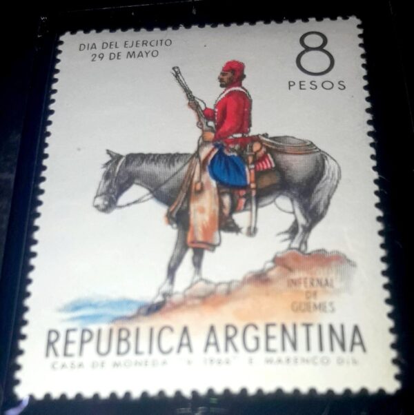 estampillas-argentina-compra-venta-canje-mint-dia-ejercito-uniformes-