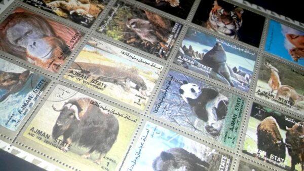 AJMAN STATE estampillas stamp sellos plancha bloque filatelia philatelist philatelic coleccion album lote
