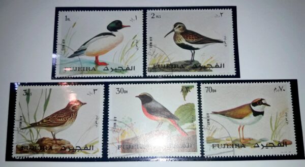 estampillas compra venta series aves birds stamps stamp filatelia philatelic emiratos arabes unidos