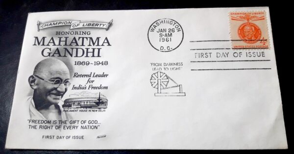 estampillas Mahatma Gandhi sobres filatelia comprar vender canje sellos estados unidos united states philatelist