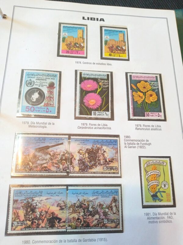 libia stamps philatelist philatelic estampillas compra venta canje sellos series