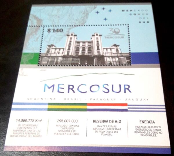 mercosur sellos argentina correo argentino estampillas filatelia philatelic philatelist stamps