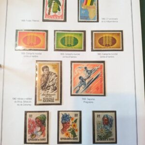 republica de guinea stamps filaband estampillas sellos coleccion philatelist serie philatelic