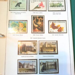 santo tome y principa sellos stamps estampillas filaband filatelia philatelist philatelic coleccion