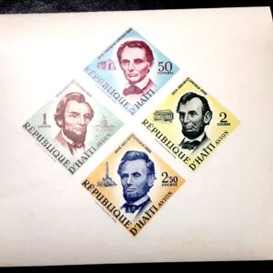 Republica de Haiti Avion Abraham Lincoln 1959 filatelia stamps philatelic philatelist