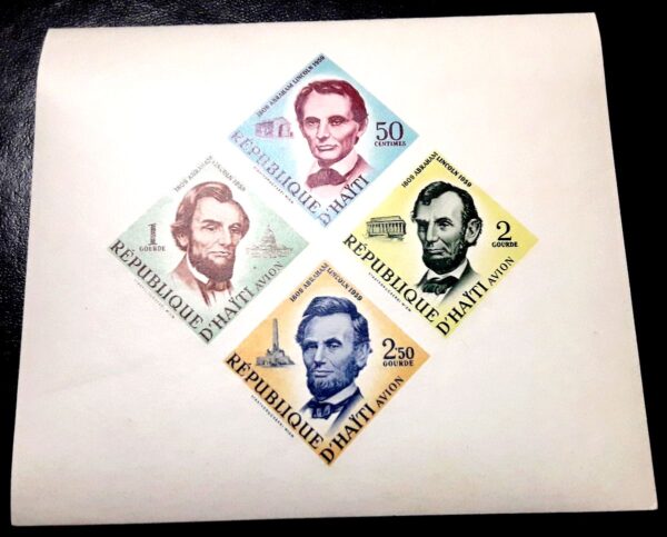 Republica de Haiti Avion Abraham Lincoln 1959 filatelia stamps philatelic philatelist