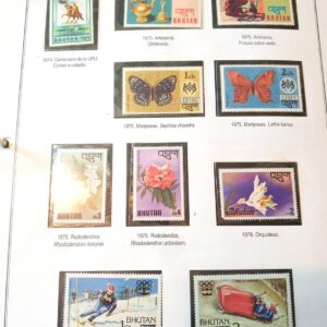 bhutan sellos estampillas stamps filatelia philatelic philatelist coleccion comprar vender canje intercambios