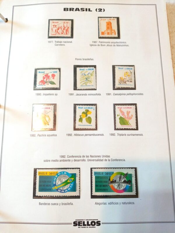 brasil sellos estampillas stamps filatelia philatelic philatelist coleccion comprar vender canje intercambios