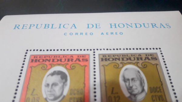 honduras stamps estampillas selos filatelia del Primer Centenario de la Muerte del Padre Subirana estampillas