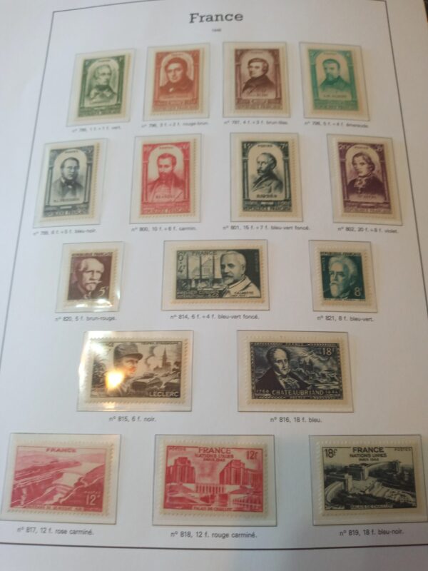 france stamps francia estampillas sellos coleccion colection philatelist philatelic compra venta canje