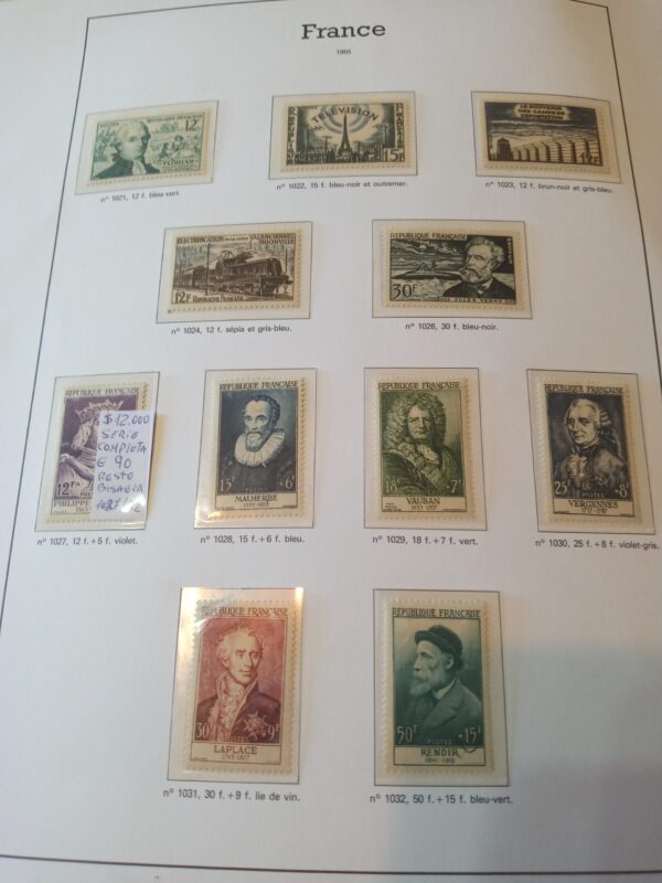 france stamps francia estampillas sellos coleccion colection philatelist philatelic compra venta canje