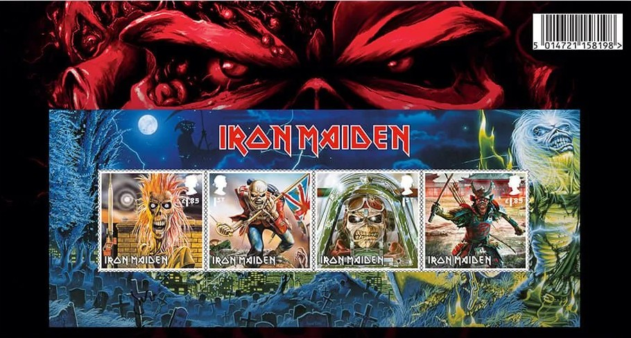 Iron Maiden ya tiene sus propias Estampillas o Sellos
