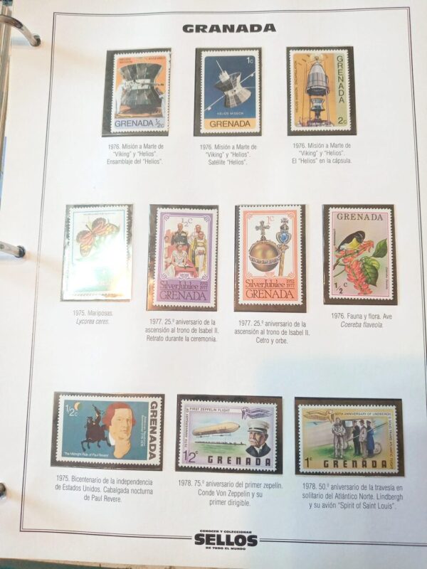 granada sellos estampillas stamps filatelia philatelic philatelist coleccion comprar vender canje intercambios