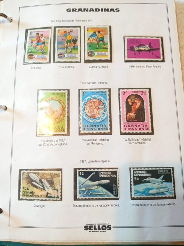 granadinas sellos estampillas stamps filatelia philatelic philatelist coleccion comprar vender canje intercambios