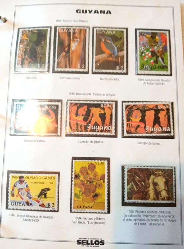 guyana sellos estampillas stamps filatelia philatelic philatelist coleccion comprar vender canje intercambios
