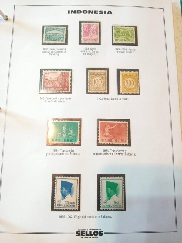 indonesia sellos estampillas stamps filatelia philatelic philatelist coleccion comprar vender canje intercambios