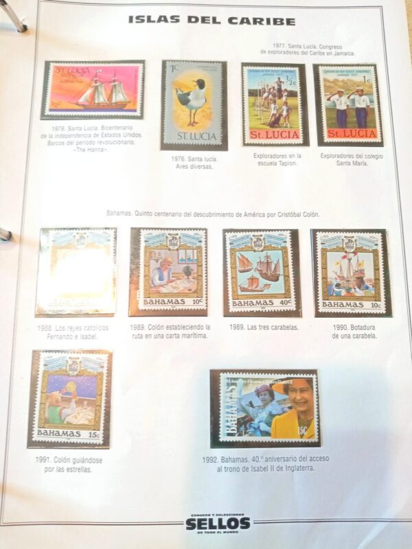 islas del caribe sellos estampillas stamps filatelia philatelic philatelist coleccion comprar vender canje intercambios