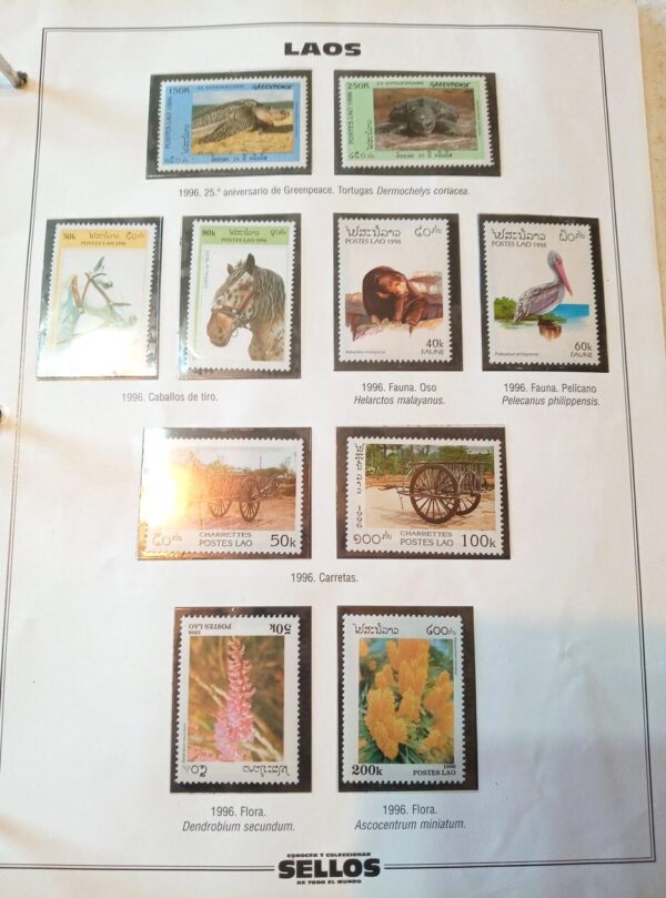 laos sellos estampillas stamps filatelia philatelic philatelist coleccion comprar vender canje intercambios