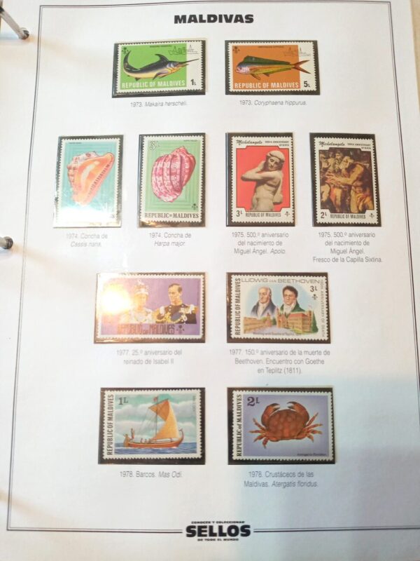 maldivas sellos estampillas stamps filatelia philatelic philatelist coleccion comprar vender canje intercambios