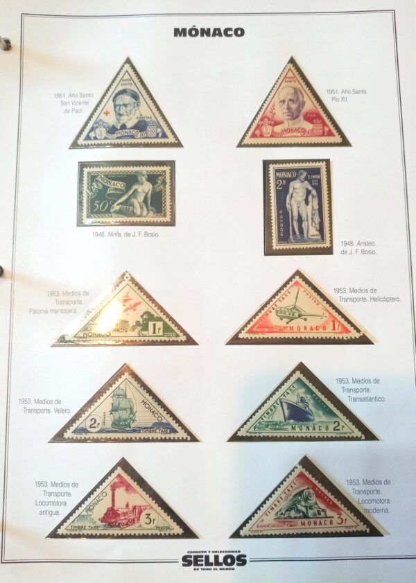 monaco sellos estampillas stamps filatelia philatelic philatelist coleccion comprar vender canje intercambios