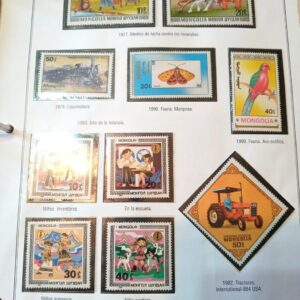 mongolia sellos estampillas stamps filatelia philatelic philatelist coleccion comprar vender canje intercambios