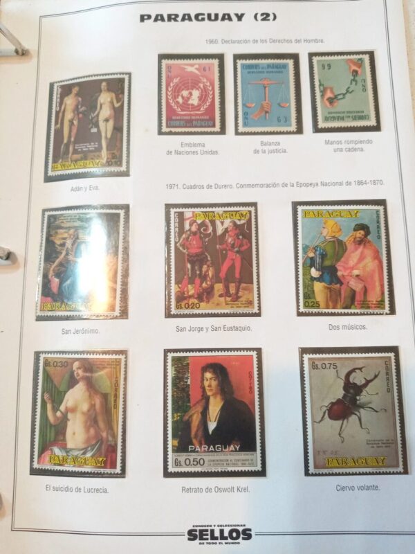 paraguay sellos estampillas stamps filatelia philatelic philatelist coleccion comprar vender canje intercambios