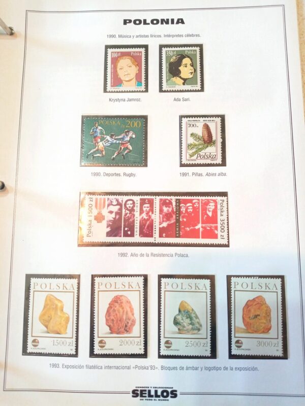 polonia sellos estampillas stamps filatelia philatelic philatelist coleccion comprar vender canje intercambios