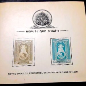 notre dame haiti bloque dhaiti filatelia stamps philatelist philatelic