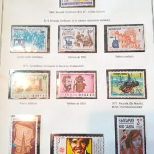 telecomunicaciones sellos estampillas stamps filatelia philatelic philatelist coleccion comprar vender canje intercambios