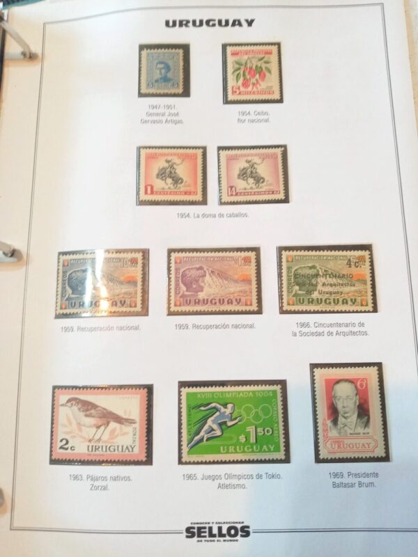 uruguay sellos estampillas stamps filatelia philatelic philatelist coleccion comprar vender canje intercambios