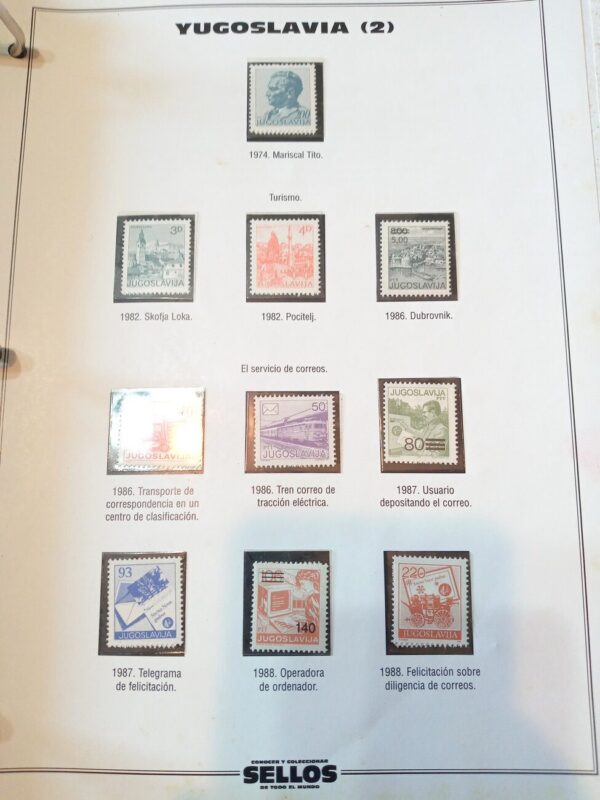 yugoslavia sellos estampillas stamps filatelia philatelic philatelist coleccion comprar vender canje intercambios