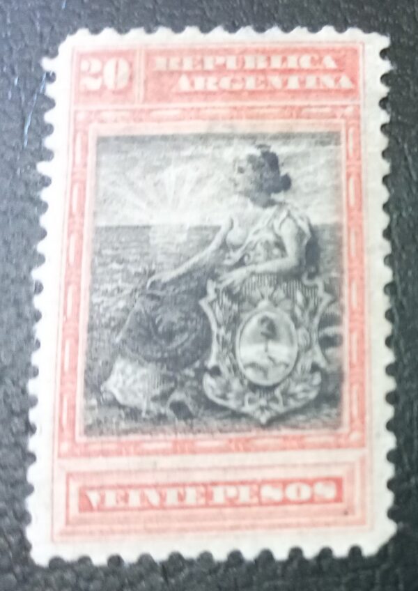 filatelia argentina libertad con escudo sellos estampillas stamps philatelist philatelic