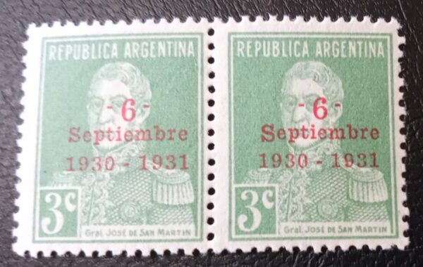 filatelia argentina san martin variedad sellos estampillas venta compra intercambio stamps