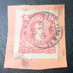 filatelia argentina bernardino rivadavia fragmento matasello tucuman stamps sellos philatelist philatelic