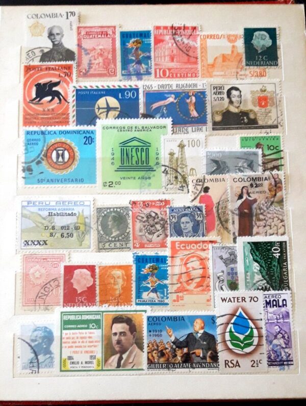 clasificador estampillas filatelia argentina mundial stamps filately sellos