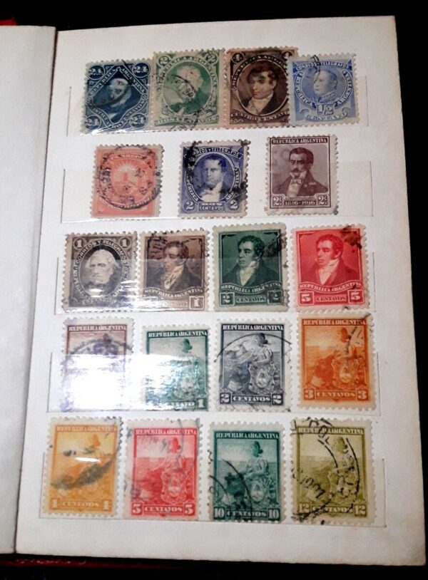 clasificador argentina estampillas antiguas antiguo coleccion sellos filatelia filatelico stamps philatelist mercado