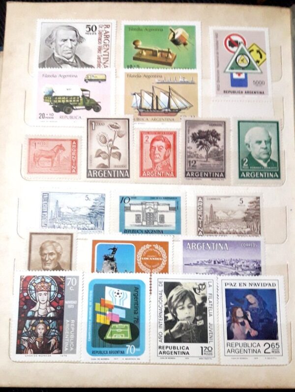 filatelia argentina clasificadores lotes coleccion estampillas stamps philately ofertas compra venta