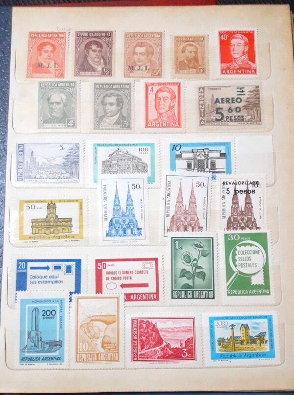 filatelia argentina clasificadores lotes coleccion estampillas stamps philately ofertas compra venta