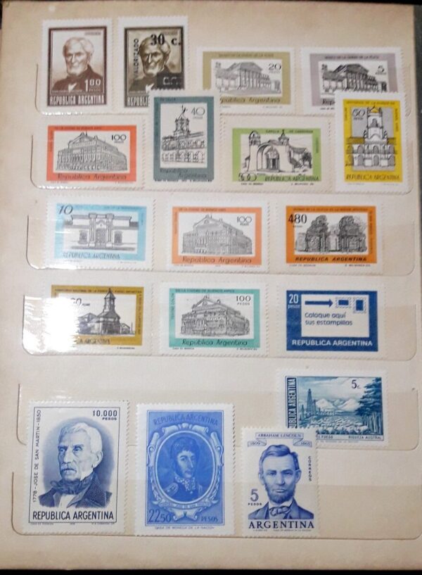 filatelia argentina clasificadores lotes coleccion estampillas stamps philately ofertas compra venta