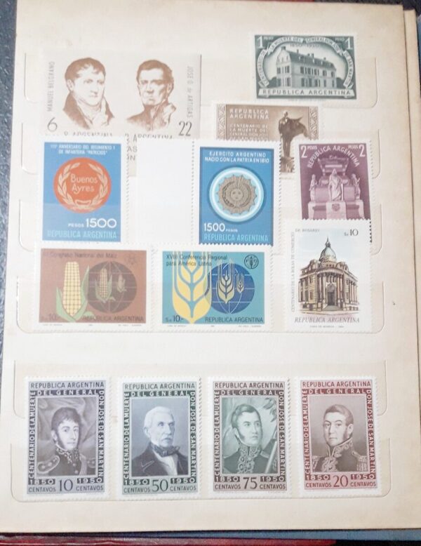 filatelia argentina clasificadores lotes coleccion estampillas stamps philately ofertas compra venta