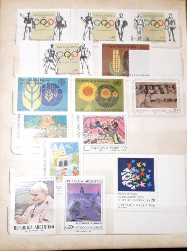 filatelia argentina clasificadores lotes coleccion estampillas stamps philately ofertas compra venta