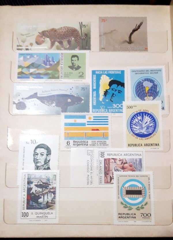 filatelia argentina clasificadores lotes coleccion estampillas stamps philately ofertas compra venta