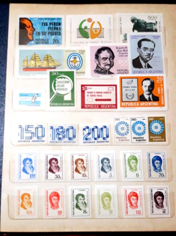 filatelia argentina clasificadores lotes coleccion estampillas stamps philately ofertas compra venta