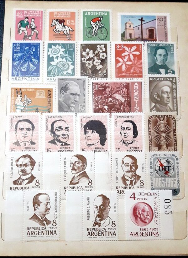 filatelia argentina clasificadores lotes coleccion estampillas stamps philately ofertas compra venta