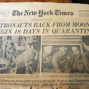 ORIGINAL NEW YORK TIMES NEWSPAPER 1969