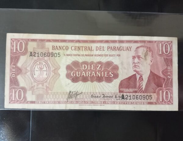 BILLETES PARAGUAYOS ANTIGUOS NUMISMATICA PARAGUAY