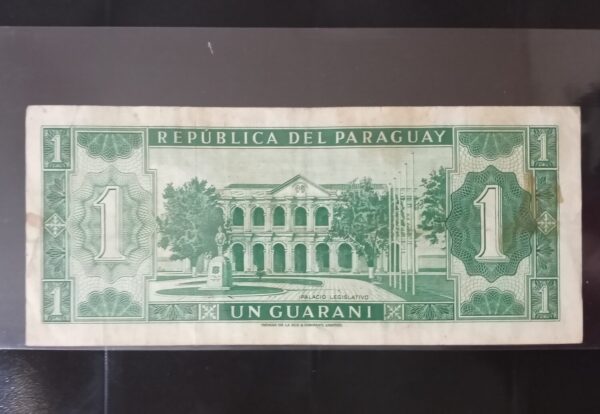 BILLETES PARAGUAYOS ANTIGUOS GUARANIES NUMISMATICA PARAGUAY